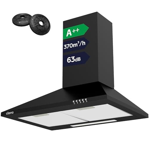 Detalle de CIARRA CBCB6201 campana extractora 60 cm 370m³/h