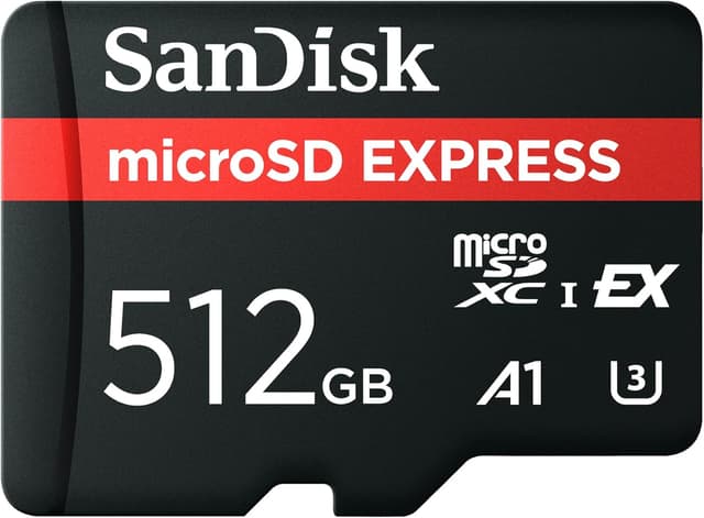 Detalle de SanDisk microSD Express 512 GB