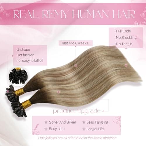 Detalle 2 de Moresoo Extension Cheveux Keratine 35 cm ⚙