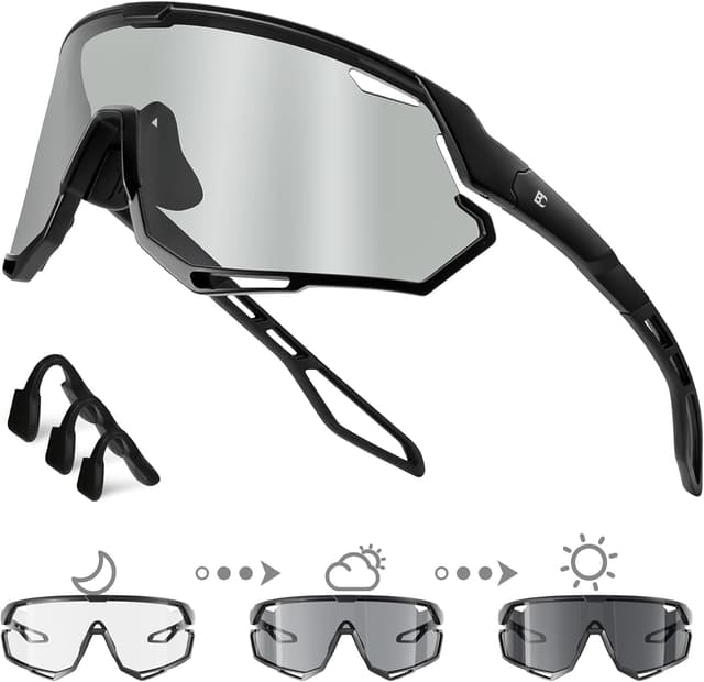 Detalle de Bircenpro Photochromic Cycling Glasses UV400