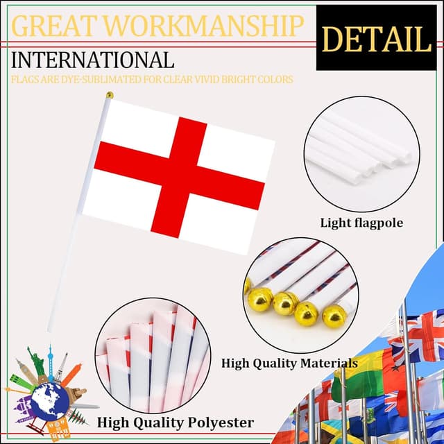 Detalle de England Flagge klein 21 x 14 cm