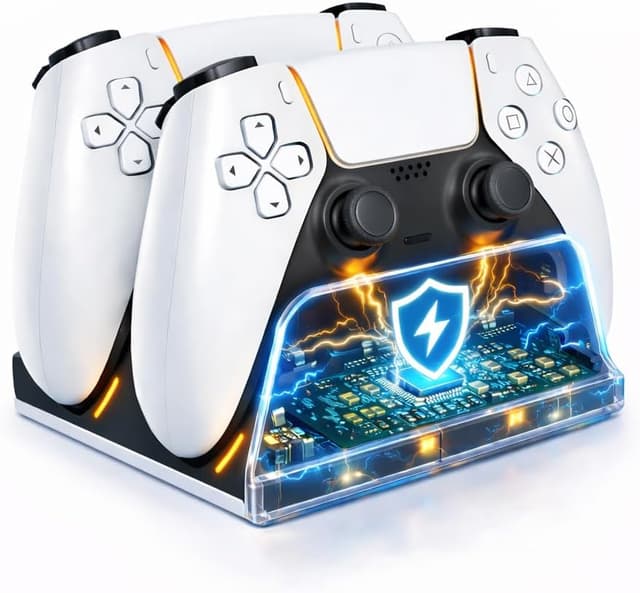 Detalle de PS5 Dual Controller Charger Dock 2.5 hours