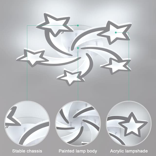 Thumbnail 4 de Goeco Lámpara LED 50W regulable para salón 📡