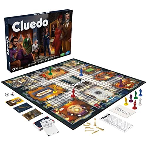 Detalle 2 de Hasbro Cluedo Rediseñado — Juego de mesa para 8+ 🎲