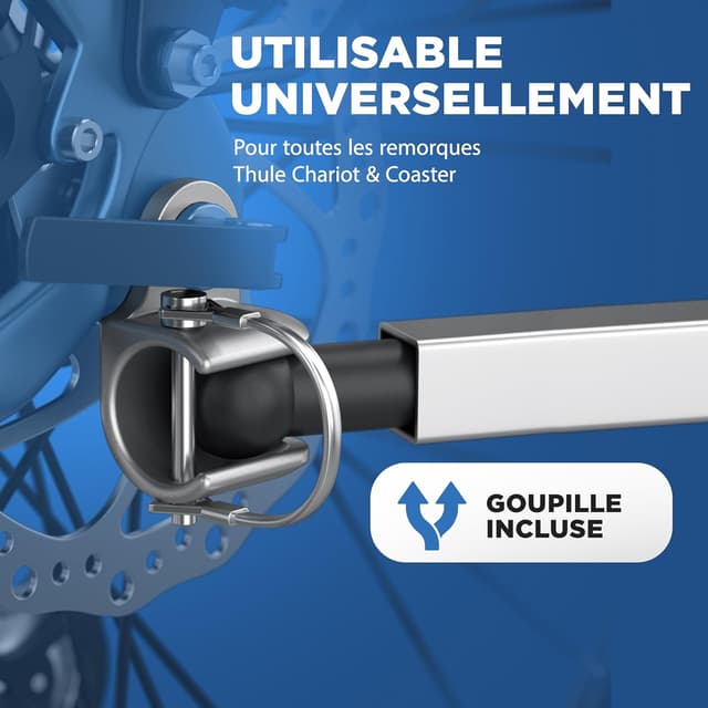 Detalle 2 de Attelage vélo Thule LAINFELD Chariot et Coaster