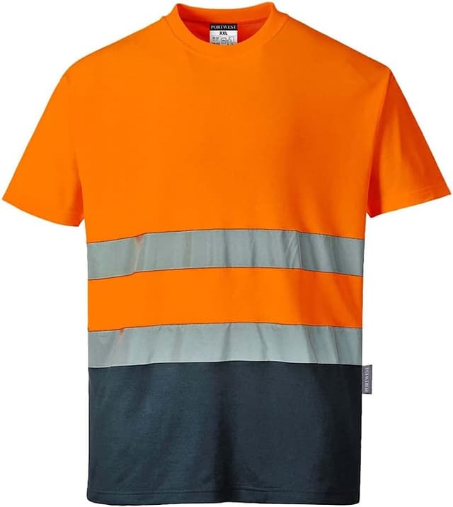 Detalle de Portwest Chemise mixte en coton/polyester avec bandes réfléchissantes (EN ISO 20471 Class 2)