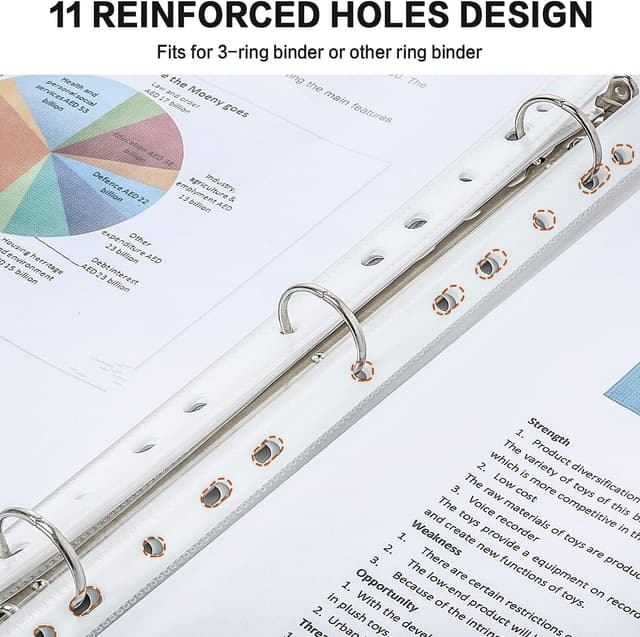 Detalle de PANDRI 500 Sheet Protectors 9.25x11.25