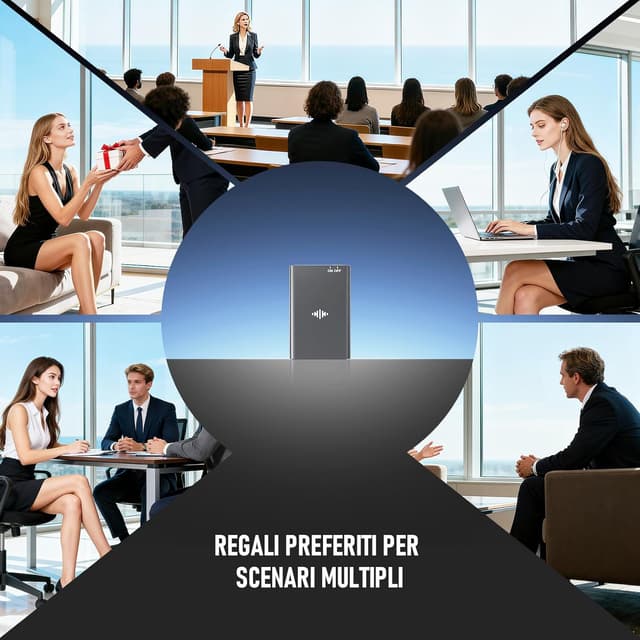 Thumbnail 5 de disoidoe Dittafono 64 GB con cancellazione rumore DSP