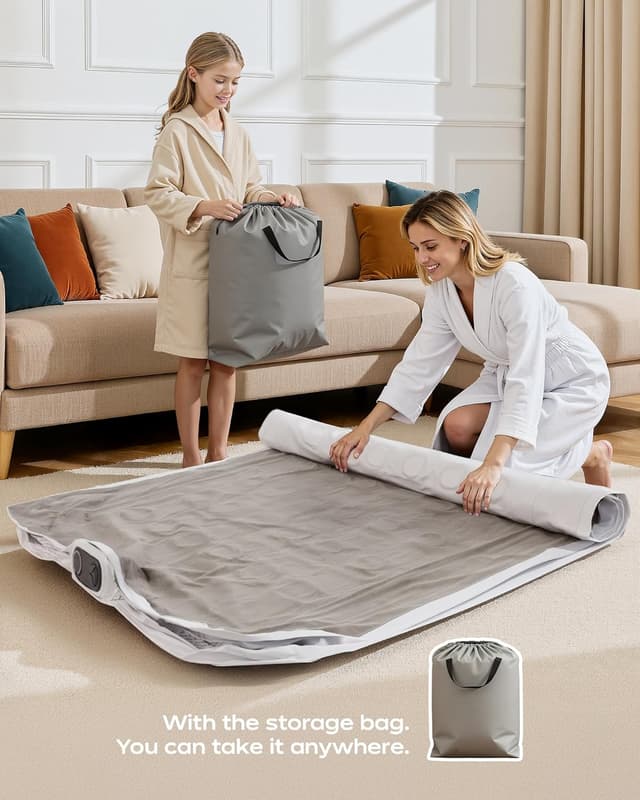 Thumbnail 6 de Lopekuty Premium Air Mattress with Built-in Pump (Double) – 203 x 152 x 46cm