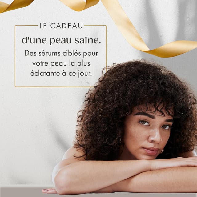 Detalle de Satin Naturel Coffret Cadeau Femme Acide Hyaluronique Sérum Visage + Vitamine C + Rétinol (3x30 ml)