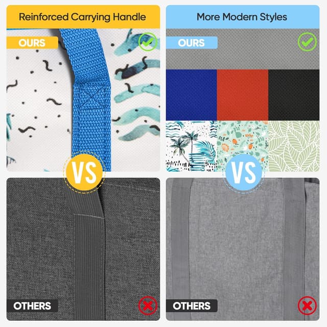 Thumbnail 6 de BALEINE 2-Pack Insulated Reusable Grocery Bags (16''x9''x13'')