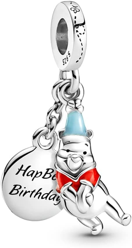 Detalle de CQWVB Charm Anhänger aus 925 Sterling Silber für Armbänder & Ketten (für europäische Charms)