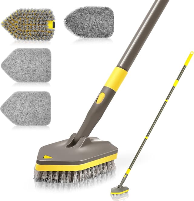 Detalle de NEWE Telescopic Bathroom Cleaning Brush
