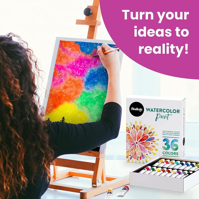 Thumbnail 5 de Chalkola Watercolour Paint Set 36 Tubes