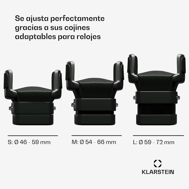 Detalle de KLARSTEIN Caja para 6 Relojes 🕰️ Vitrina Acrílica Organizador