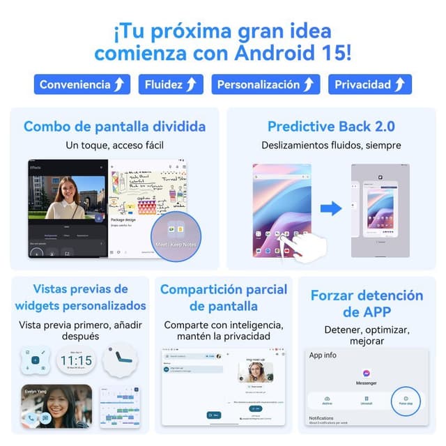 Detalle de tabwee T80 Tablet 10" 64GB WiFi