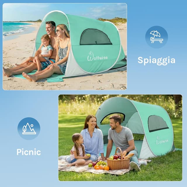 Thumbnail 6 de Wolfwise tenda pop up UPF 50+ 1,9 kg