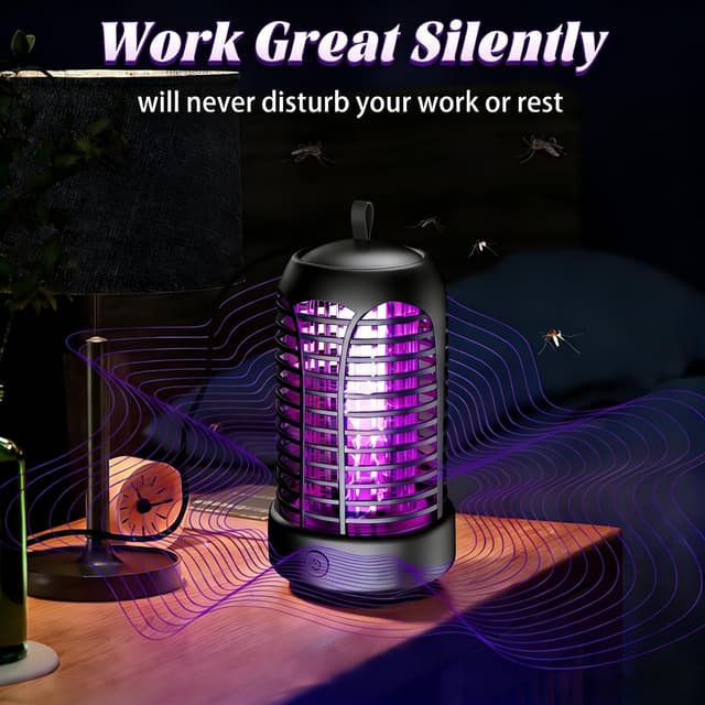 Thumbnail 6 de YOUKK Lampe Anti Moustique avec éclairage LED – piège électrique intérieur et extérieur