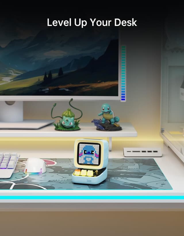 Detalle 1 de Divoom Ditoo Bluetooth pixel speaker