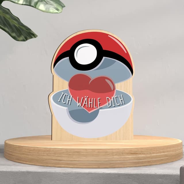 Detalle 2 de Lustige Geburtstagskarte Ball aus Holz