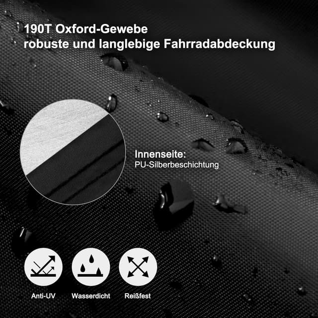 Detalle de WOLTU Copri Bici Oxford 190T 200x110x70