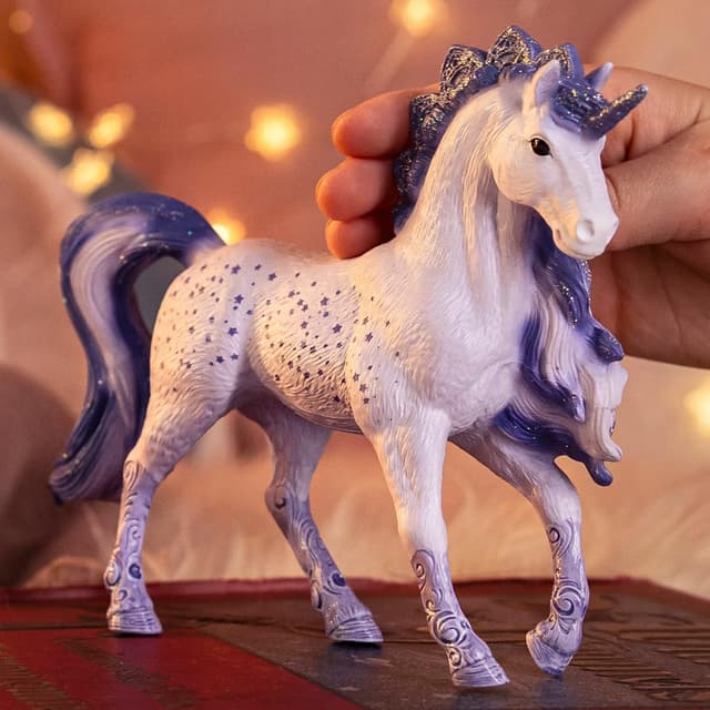 Detalle 2 de schleich BAYALA Cosmos Einhorn Hengst 70858 – detailgetreue Sammelfigur (ab 5 Jahren)