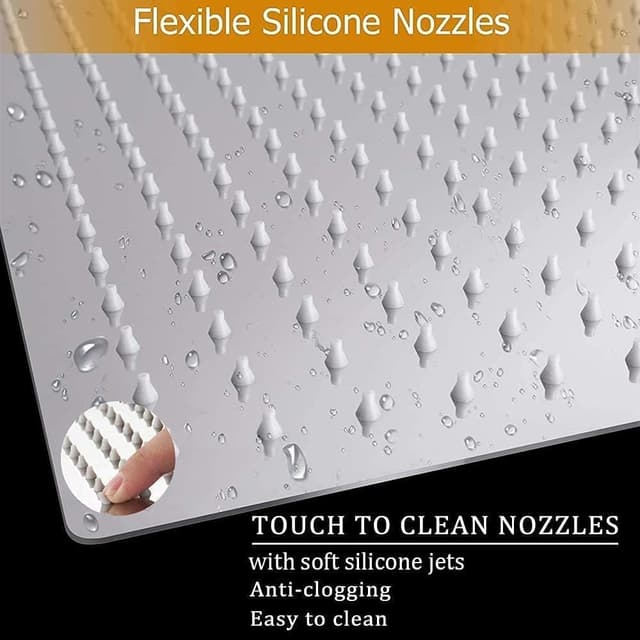 Thumbnail 4 de Soffione Doccia a Pioggia 30x30 cm inox