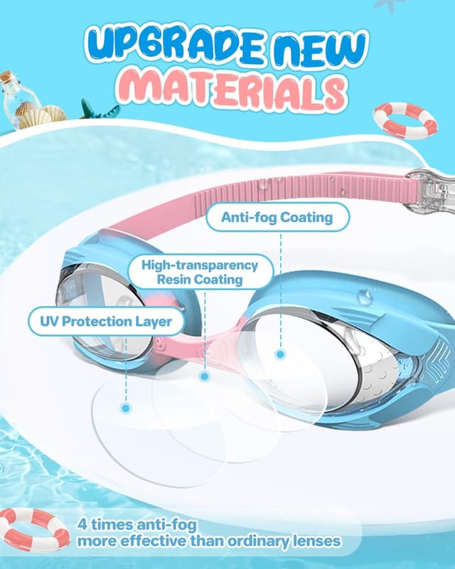 Thumbnail 2 de Victoper Kids Swimming Goggles 4-16 years