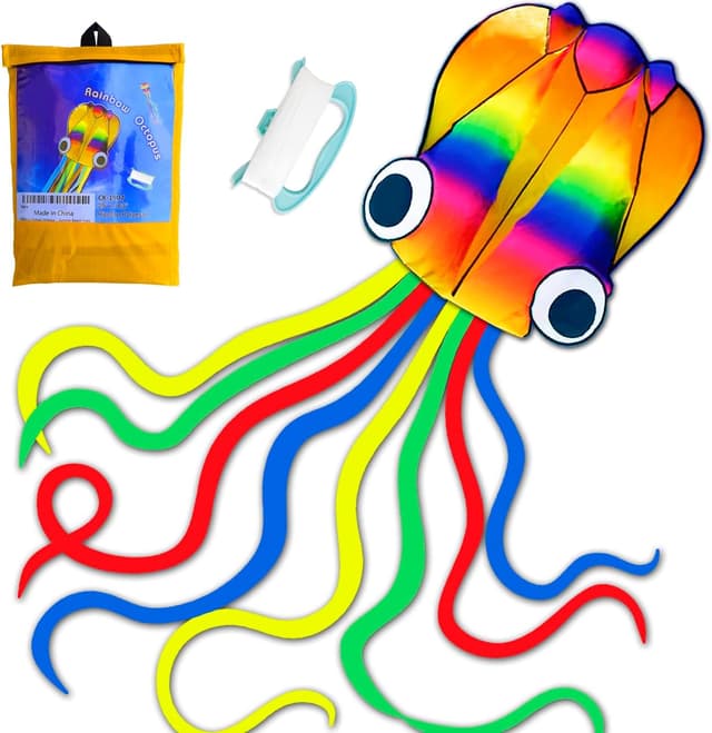 Detalle de Octopus Drachen Regenbogen Easy Flyer Large