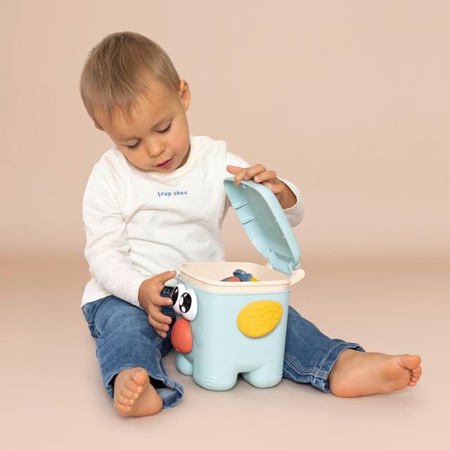 Detalle de Smoby Little Cubo Kaboom 7600140316 (da 18 mesi) con 15 accessori