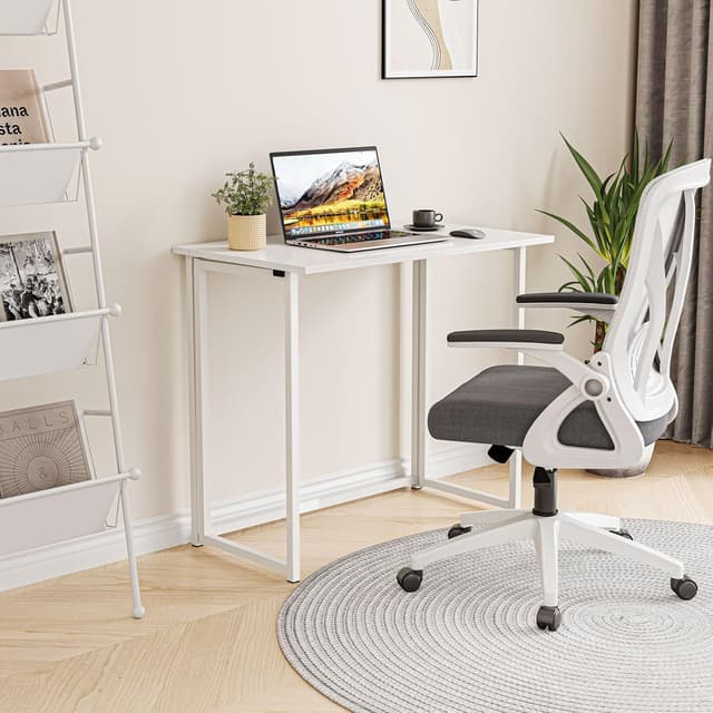 Detalle 2 de Dripex Mesa Escritorio Plegable Compacta 🖥️ para Estudio y Oficina