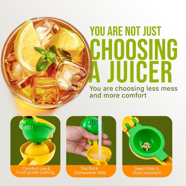 Detalle 2 de Zulay Kitchen 2-in-1 Lemon Squeezer 🍋