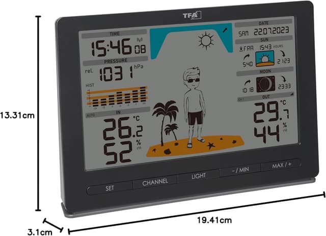 Thumbnail 6 de TFA Dostmann METEO JACK stazione meteo wireless