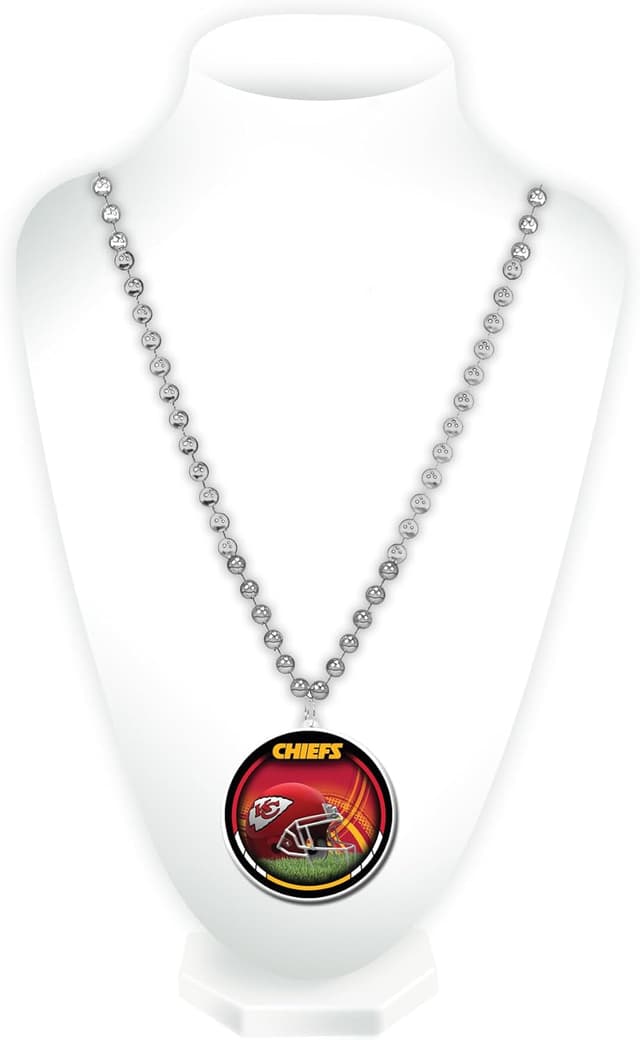 Thumbnail 3 de Rico Industries NFL Team Logo Mardi Gras Style Beads (Unisex) 24-in Necklace