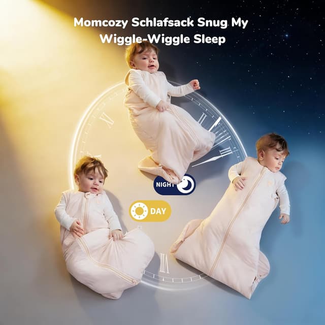 Thumbnail 6 de Momcozy Schlafsack Baby 1,5 TOG Bambus