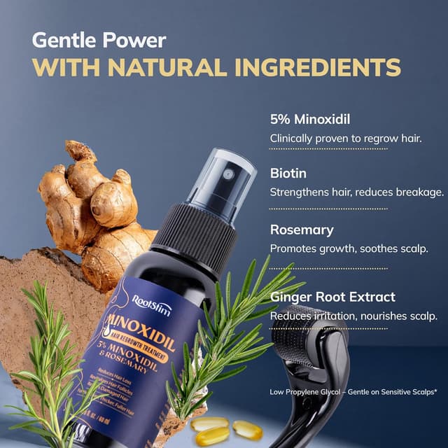 Thumbnail 4 de 5% Minoxidil Kit with 0.25mm Roller ⚙
