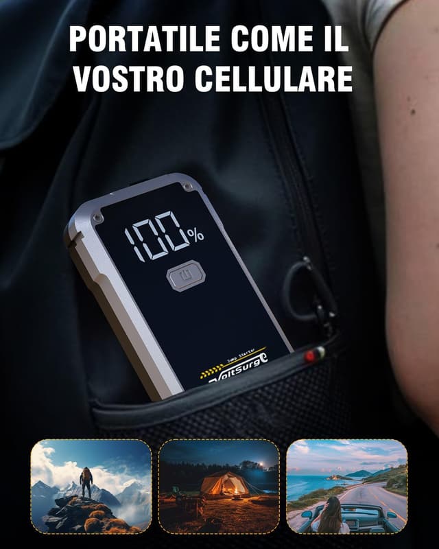 Detalle de VoltSurge D06 Avviatore auto 5000A 12V