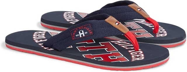 Detalle de Tommy Hilfiger Essential TH Beach Sandal Chanclas negras 42