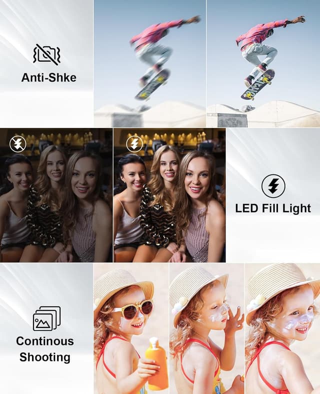 Detalle 2 de Cámara de fotos digital 1080P 44 MP