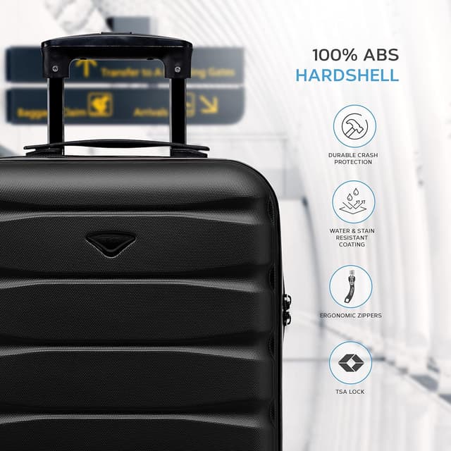 Thumbnail 3 de Flight Knight Valise cabine 55x35x25cm TSA Noir