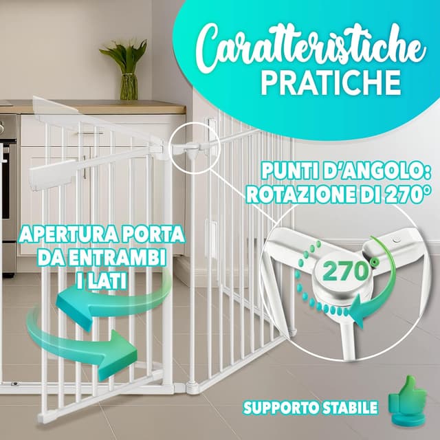 Thumbnail 6 de KIDUKU Barriera sicurezza 300 cm per camino 📐