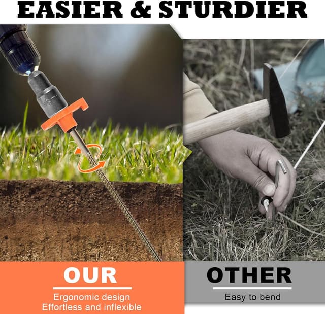 Thumbnail 3 de OFFOF 12 Pack heavy duty tent pegs