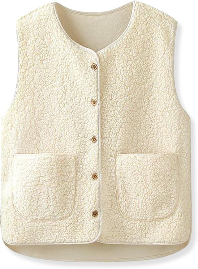 Detalle de beifon Teddy Fleece Weste Damen S/M