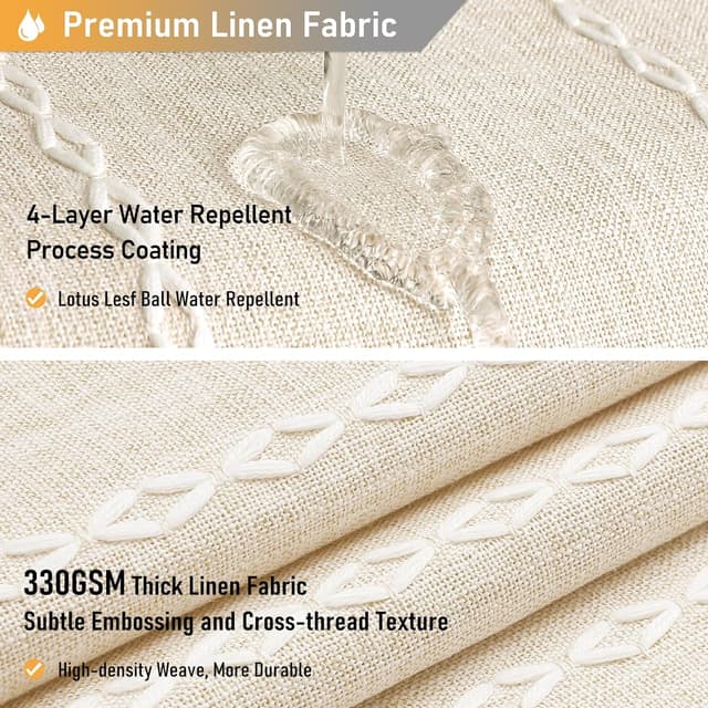 Thumbnail 3 de BTTN Boho Farmhouse Shower Curtain 72x72