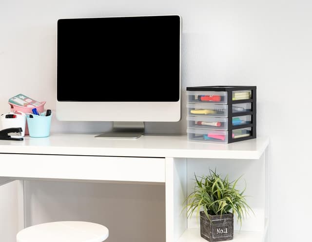 Detalle 2 de Iris Ohyama Tour de Rangement 4 tiroirs A5 Noir