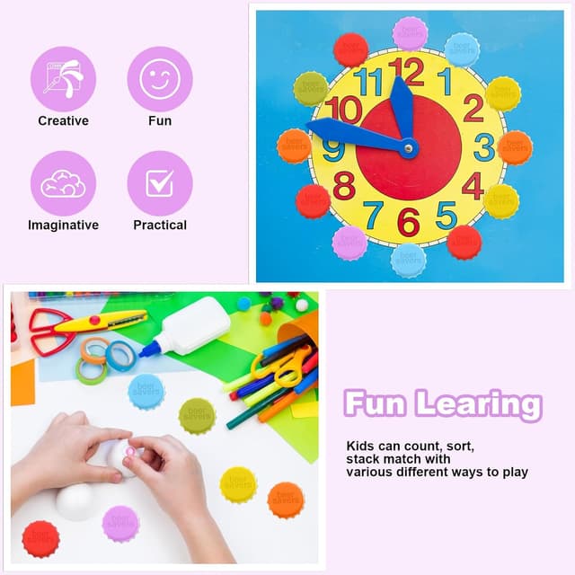 Thumbnail 6 de Classicseali 24 Stück Kronkorken Silikon 2,5 cm 🍺