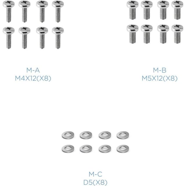 Detalle de toq DB4132TNR-W soporte de mesa 2 monitores