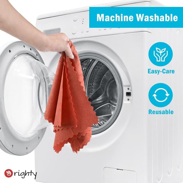 Thumbnail 6 de Orighty Cleaning Cloths Bulk (150-Pack) Microfiber Shop Rags, Lint-Free Reusable Towels for Cars, Kitchen & Workbenches