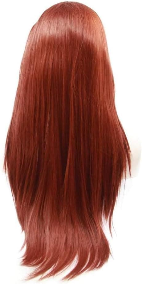 Thumbnail 1 de 13x3" Pre Plucked Lace Front Wig 24" Ginger Orange