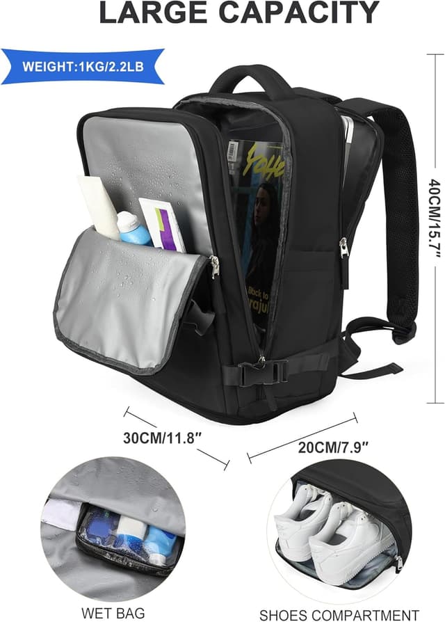 Thumbnail 5 de SZLX Großer Reiserucksack 40x30x20